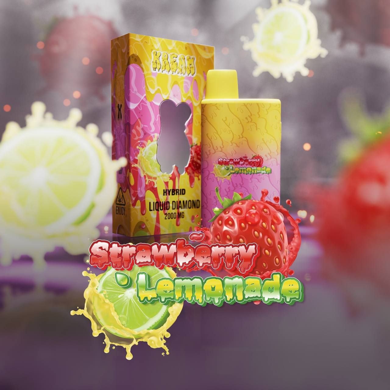Buy Kream Strawberry Lemonade Disposable Buy Kream Strawberry Lemonade Disposable
